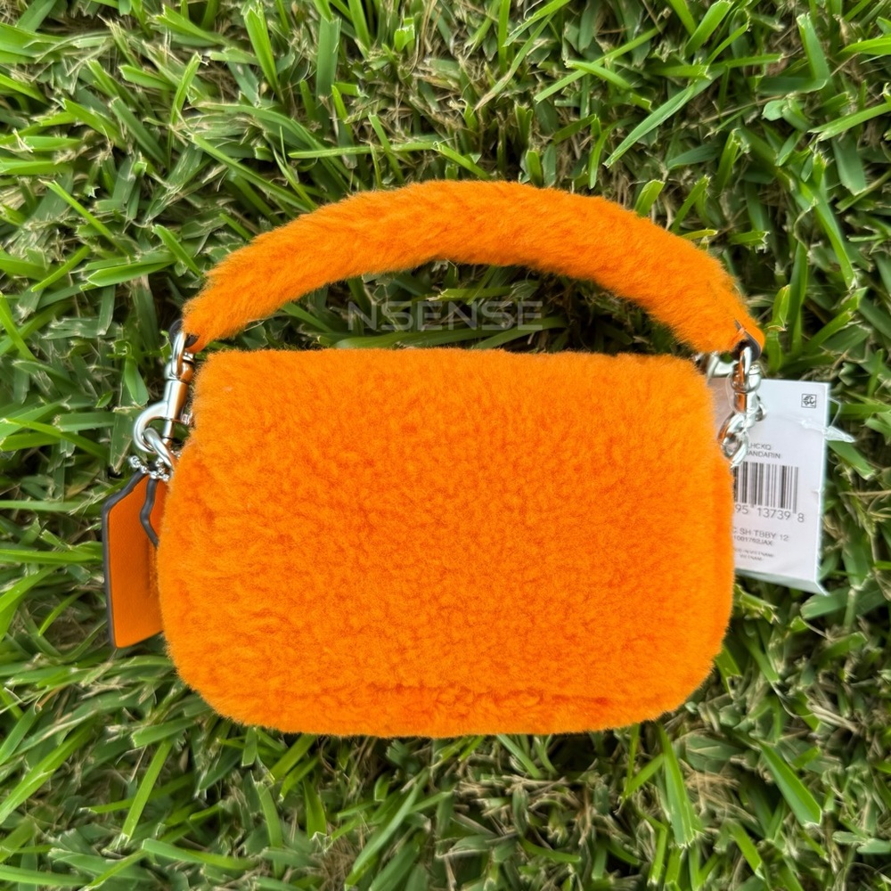 Coach Tabby Bag 12 Mini Shearling - Picture 8 of 10